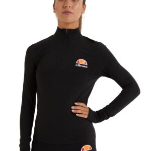 Ellesse Women's Sofira 1/4 Zip Top - Black-0