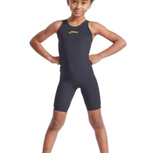 Finis Junior Girls Fuse Openback Kneeskin - Black-0
