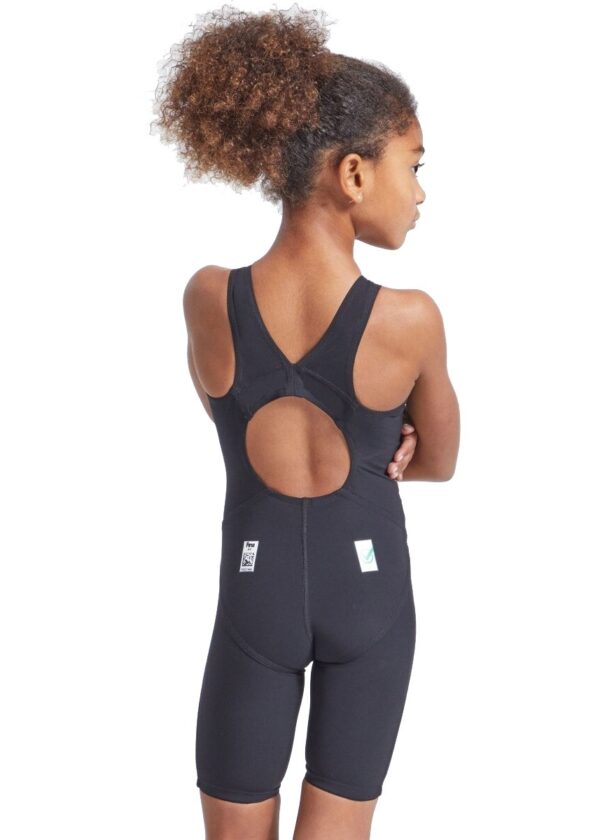 Finis Junior Girls Fuse Openback Kneeskin – Black