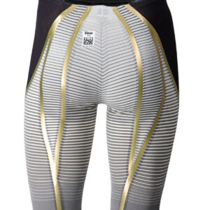 Phelps Men’s Matrix High Waist Jammer – Black/ White