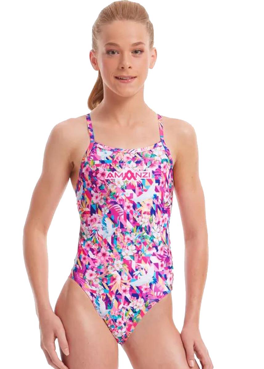 Amanzi Girl's Manchurian Magic Swimsuit-0