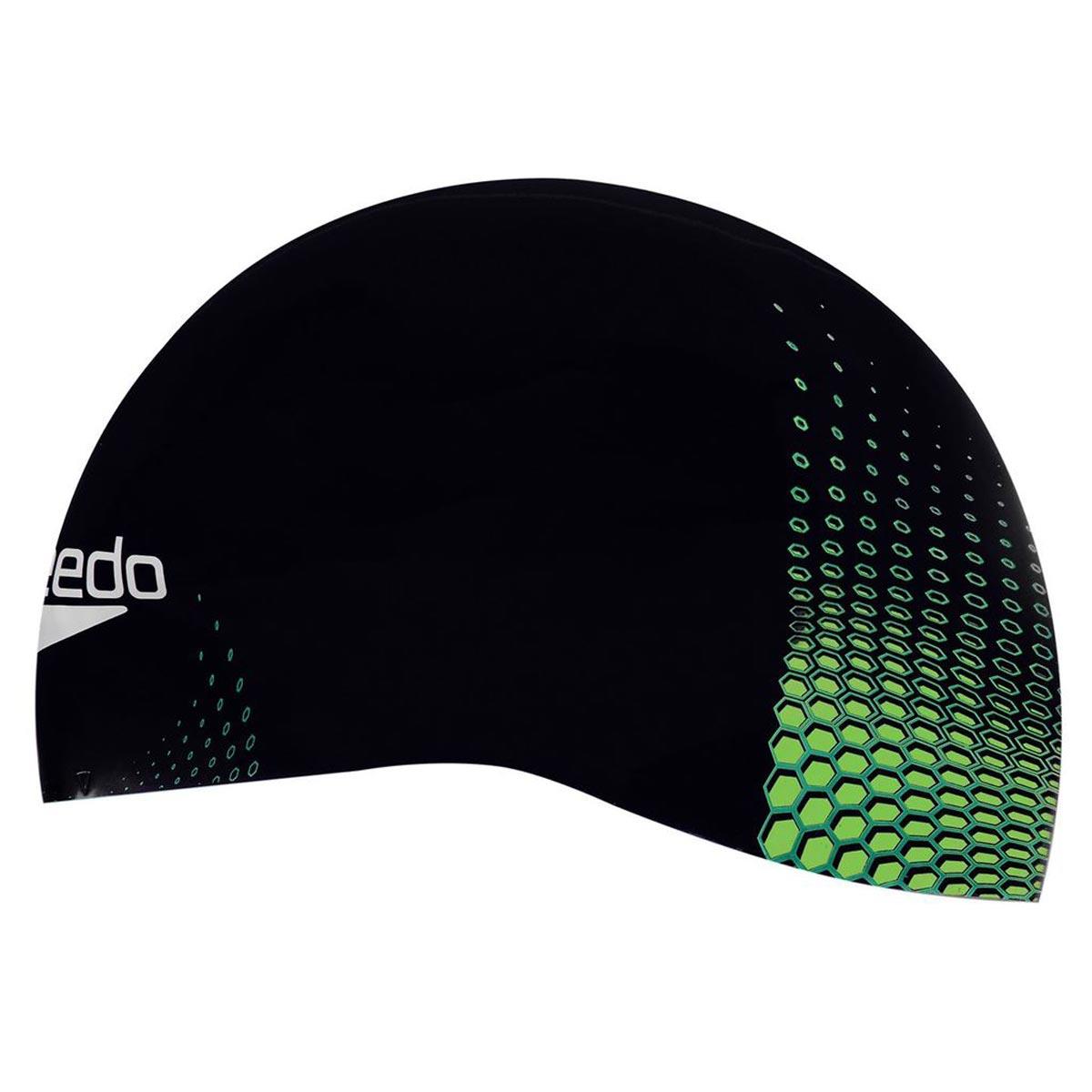 Speedo Fastskin Cap - Black/Jade/Fluro Yellow-brand