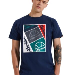 Ellesse Men's Mane Tee - Navy-0