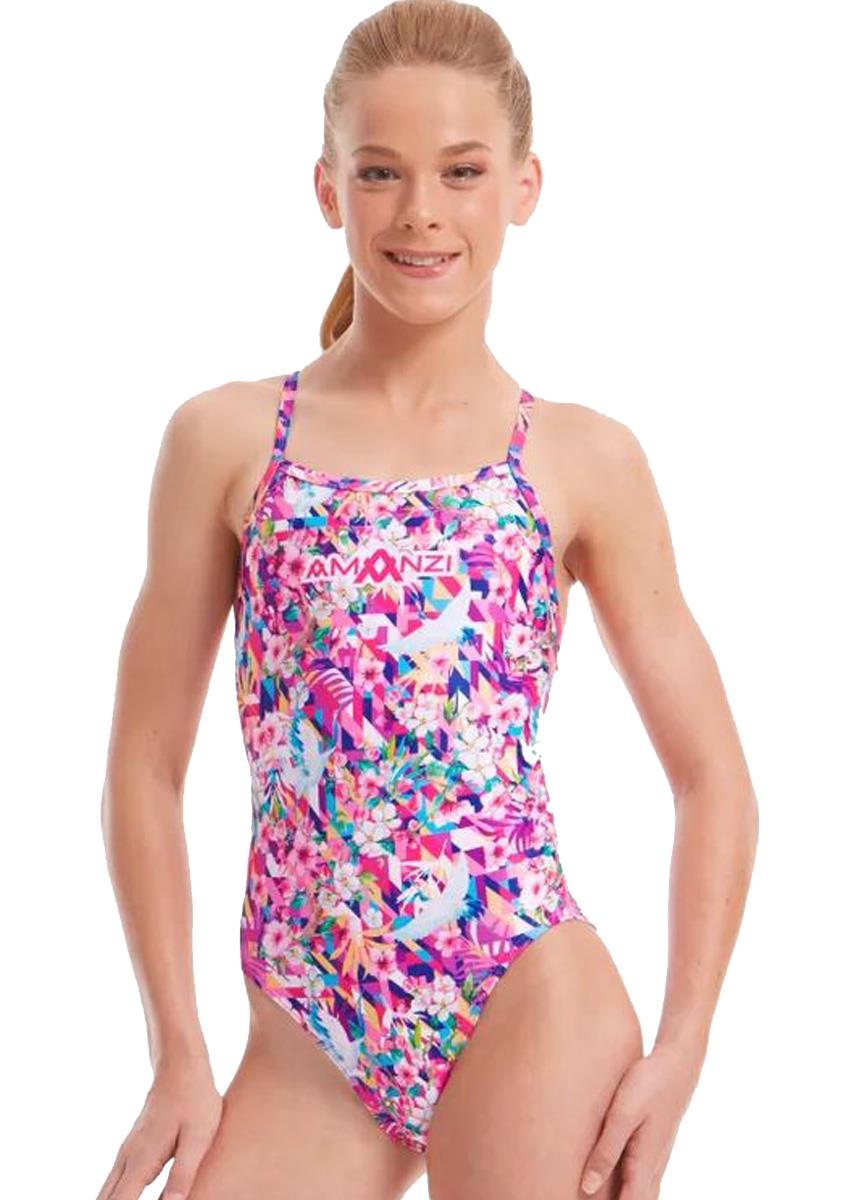 Amanzi Girl's Manchurian Magic Swimsuit-556144