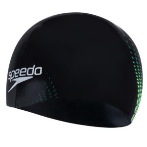 Speedo Fastskin Cap - Black/Jade/Fluro Yellow