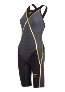 Phelps Women's Matrix Closed Back Kneesuit - Black/ Grey