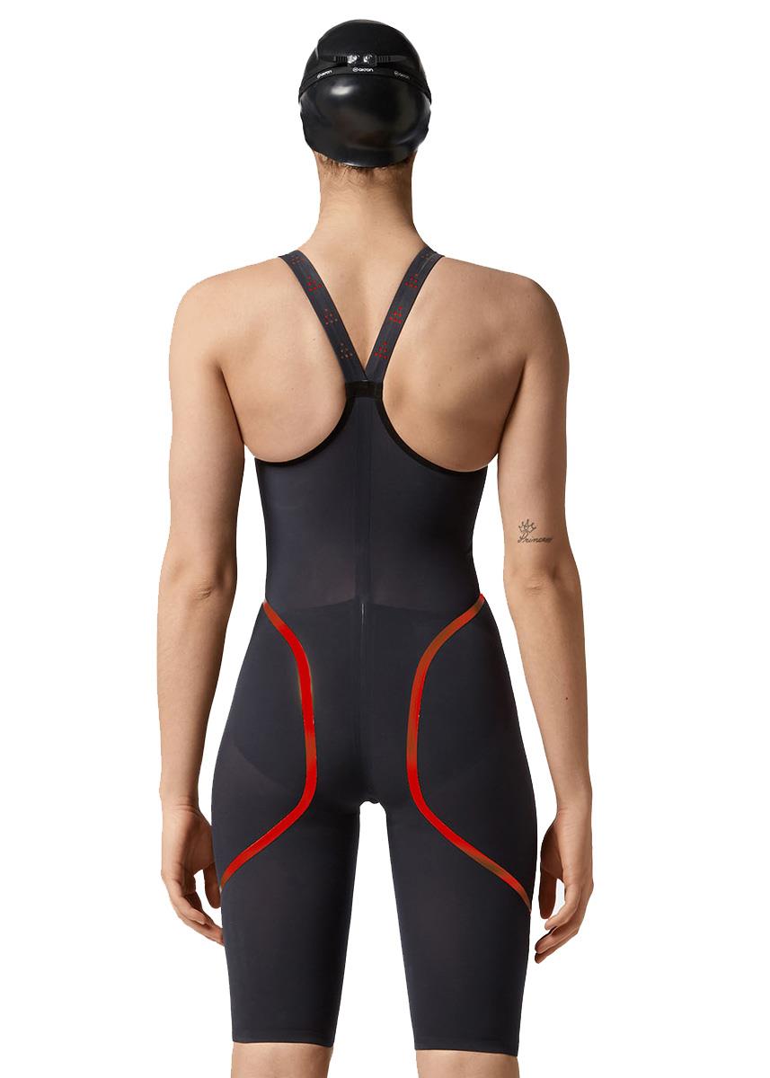 Akron Women's Limited Edition Venom Red Line Closedback Kneeskin-brand