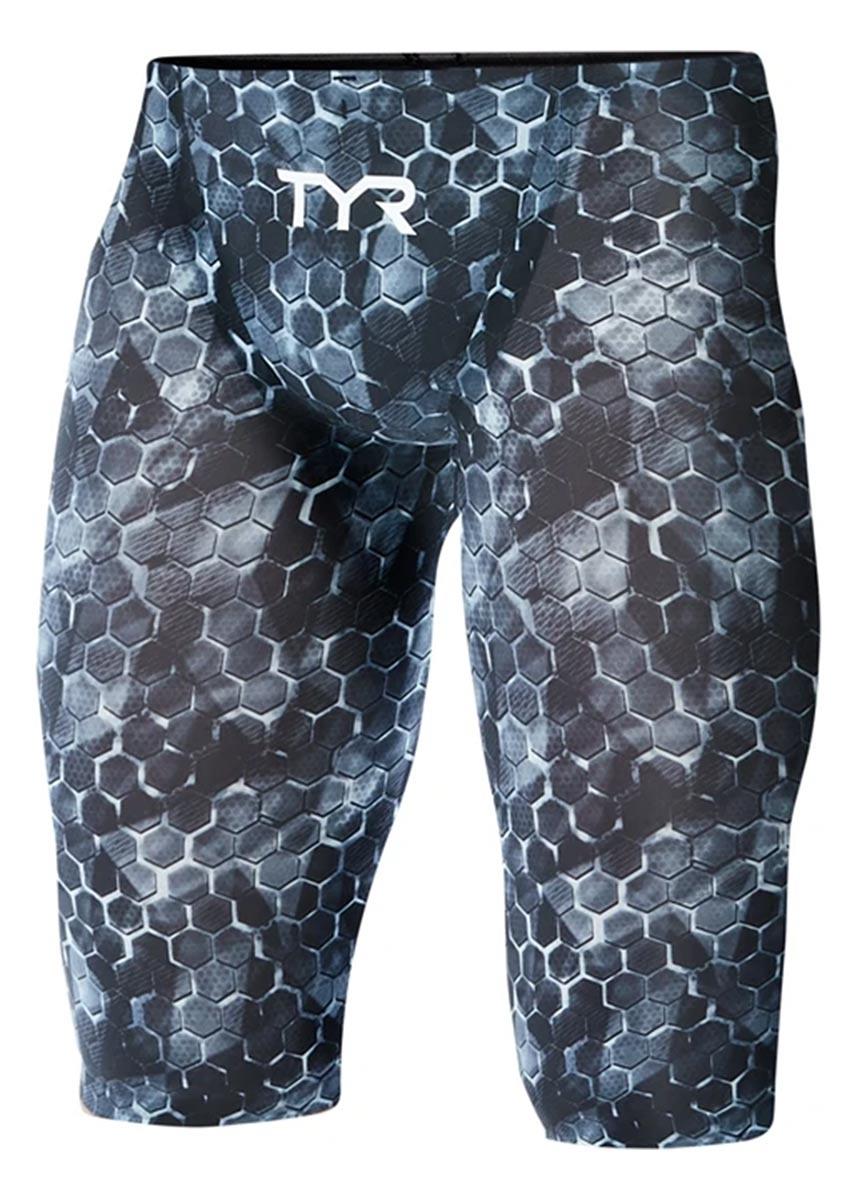 TYR Men's Avictor Supernova Jammer - Black/ Grey-0