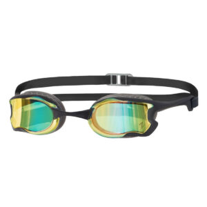 Zoggs Raptor Mirror Goggles - Grey/ Black/ Blue Mirror