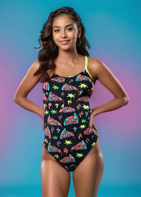 Turbo Space Pizza Swimsuit