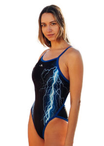 Turbo Revolution Hex Storm Swimsuit - Black