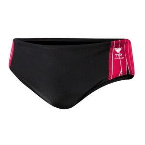TYR Phoenix Splice Racer Briefs - Black/ Red-0