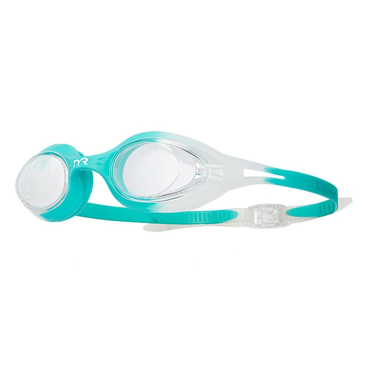TYR Hydra Flare Goggles - Clear/ Turquoise