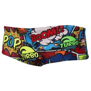 Turbo Men's 14cm Comic Boom Brief- Red-0