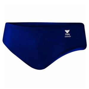 TYR Boy's Durafast Solid Racer Briefs - Navy-0