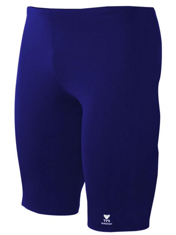 TYR Boy's Durafast One Jammer - Navy Blue-0