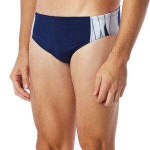 TYR Phoenix Splice Racer Briefs - Navy/ White-0