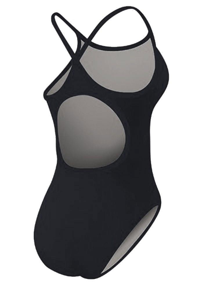 TYR Girl's Durafast One Solid Diamondfit Swimsuit - Black-brand