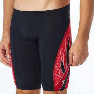 TYR Men's Phoenix Splice Jammer - Black/ Red-0