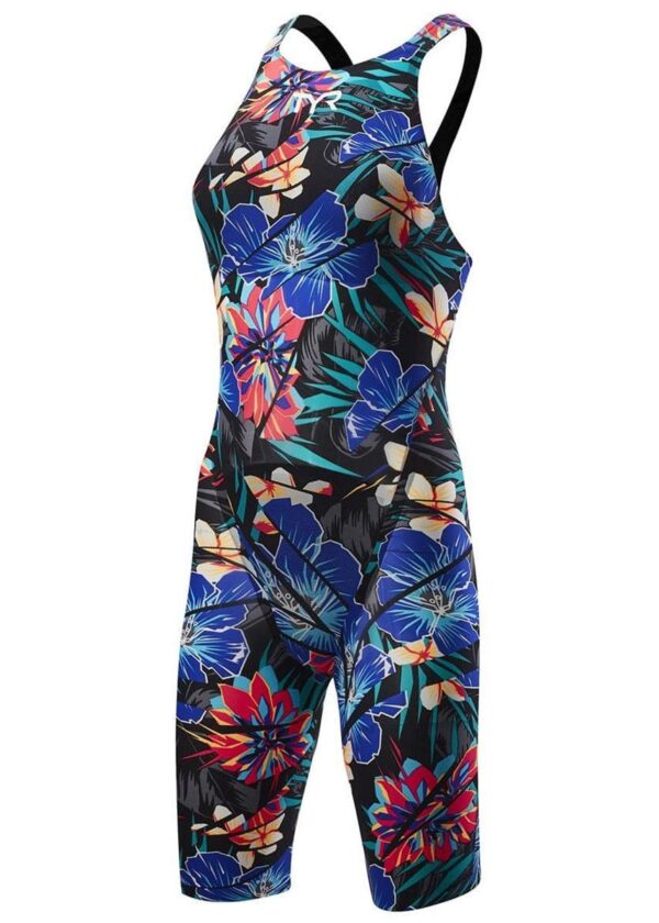 TYR Womens Avictor Limited Edition Lava Open Back Kneesuit-0