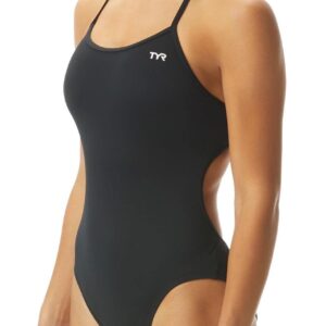 TYR Women's Solid Trinityfit Swimsuit - Black-0