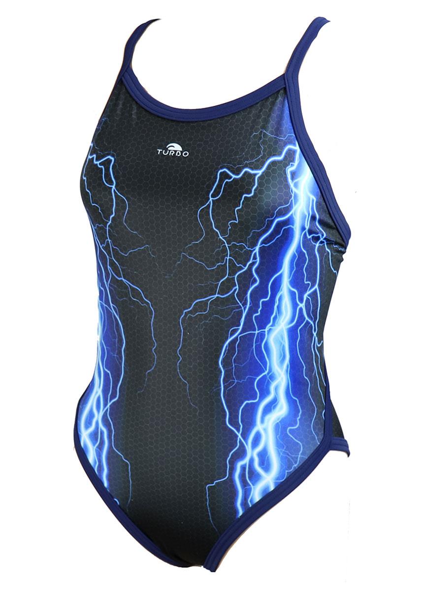 Turbo Revolution Hex Storm Swimsuit - Black-556568