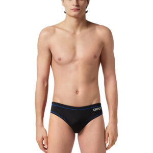 Akron Men's Addison Evo Bicolour Brief - Black/ Red-0