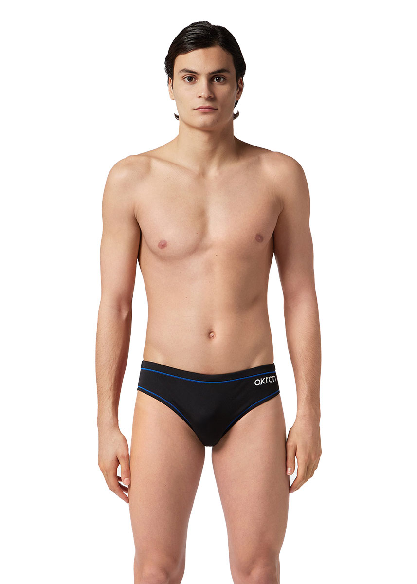 Akron Men's Addison Evo Bicolour Brief - Black/ Red-0