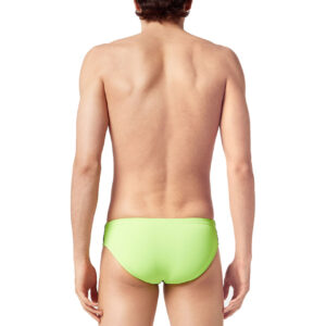 Akron Men’s Addison Evo Bicolour Brief – Black/ Neon Green