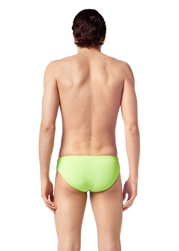 Akron Men’s Addison Evo Bicolour Brief – Black/ Neon Green