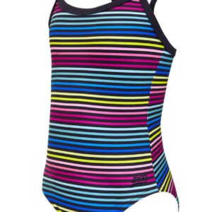 Zoggs Girl's Flower Tribe Strikeback Swimsuit - Multi-0