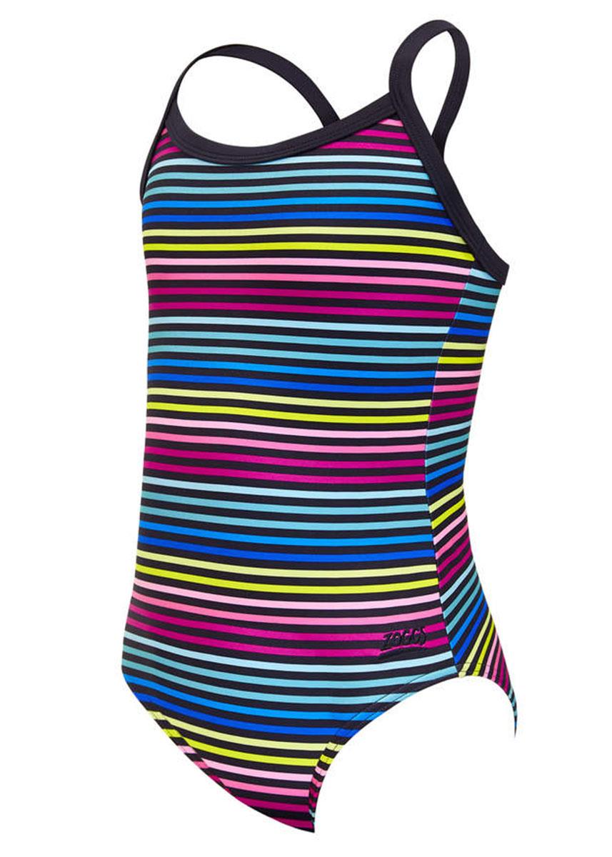 Zoggs Girl's Flower Tribe Strikeback Swimsuit - Multi-0