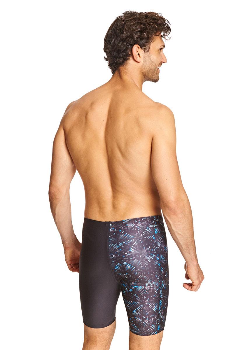 Zoggs Men's Artic Mid Jammer - Black/ Multi-558039