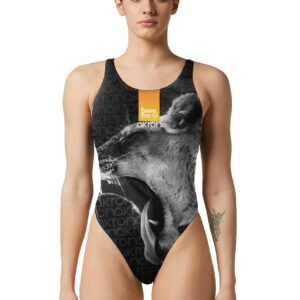 Akron Women's Save The Lioness Swimsuit-0