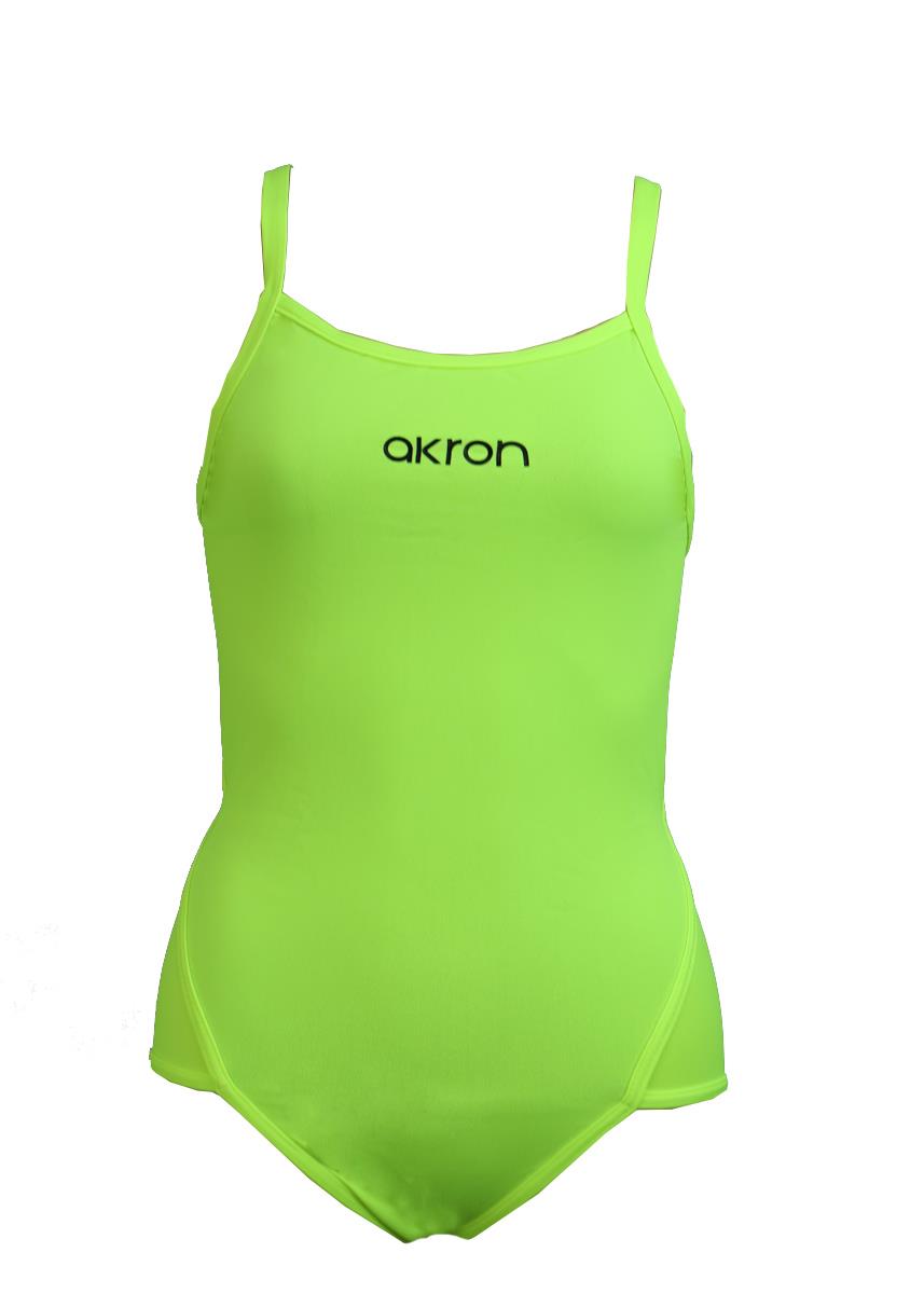 Akron Virginia Solid Swimsuit - Neon Green-558214