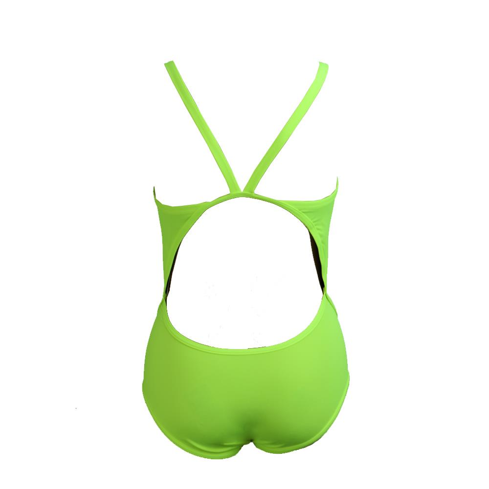 Akron Virginia Solid Swimsuit - Neon Green-558215