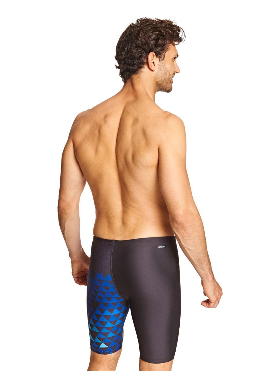 Zoggs Men's Byron Mid Jammer - Black/ Blue-558011
