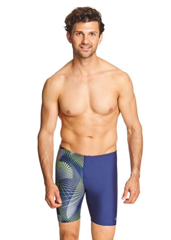 Zoggs Men's Ionic Mid Jammer - Blue/ Multi-0