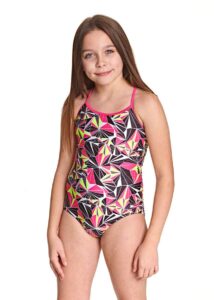 Zoggs Girl's Tieback One Piece Swimsuit - Multi