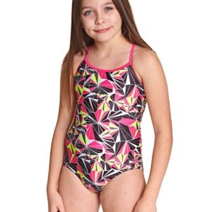 Zoggs Girl's Tieback One Piece Swimsuit - Multi-0