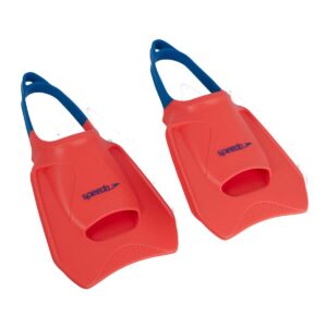 Speedo Biofuse Fitness Fins - Fluro Tangerine/ Pool Blue/ Blue Flame