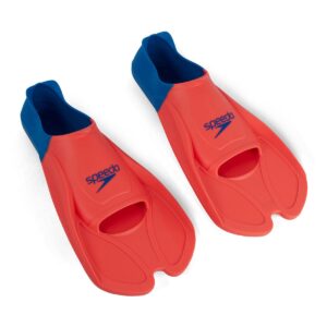 Speedo Training Fins - Fluro Tangerine/ Blue