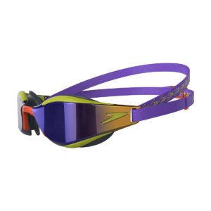 Speedo Fastskin Hyper Elite Mirror Goggles - Imperial/ Salso/ Atomic Lime/ Violet-0