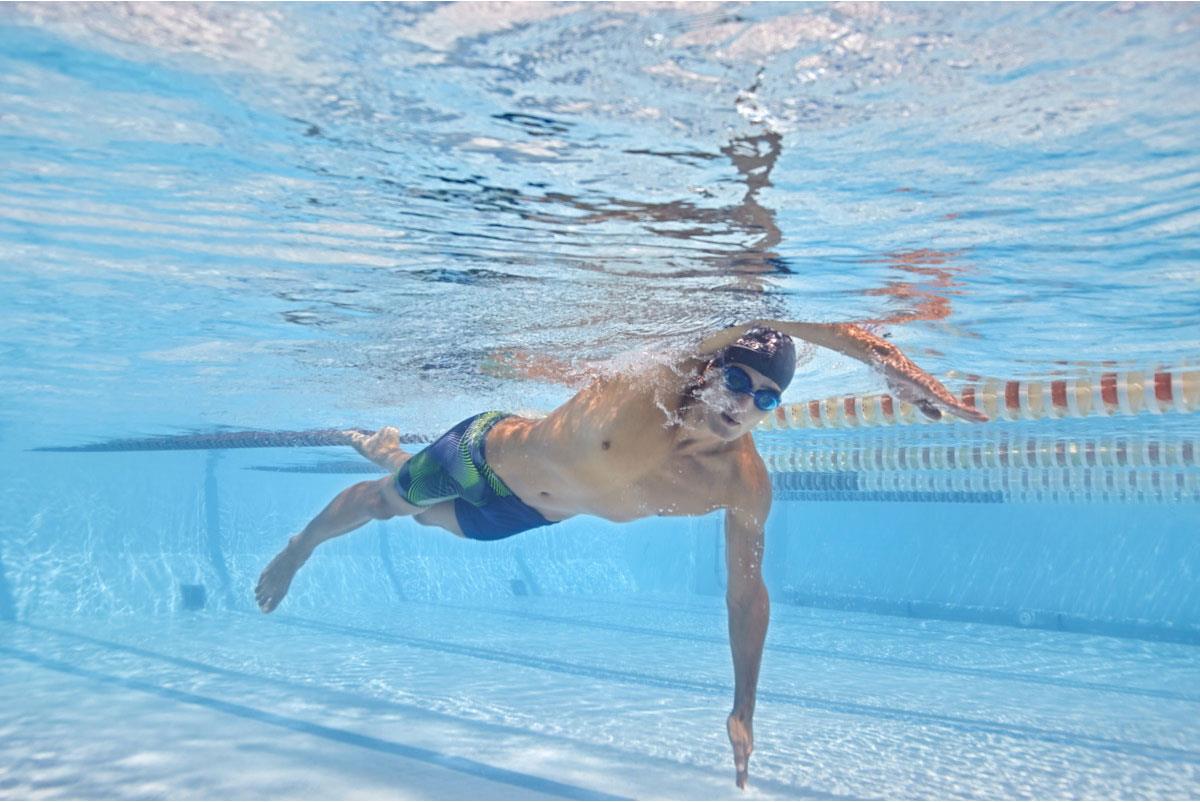 Zoggs Men's Ionic Mid Jammer - Blue/ Multi-557997