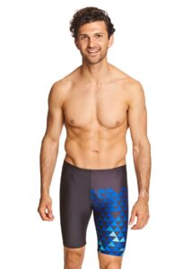 Zoggs Men's Byron Mid Jammer - Black/ Blue