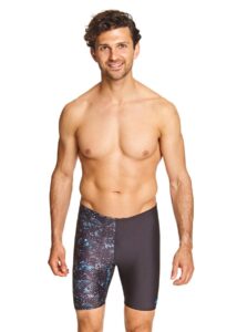 Zoggs Men's Artic Mid Jammer - Black/ Multi