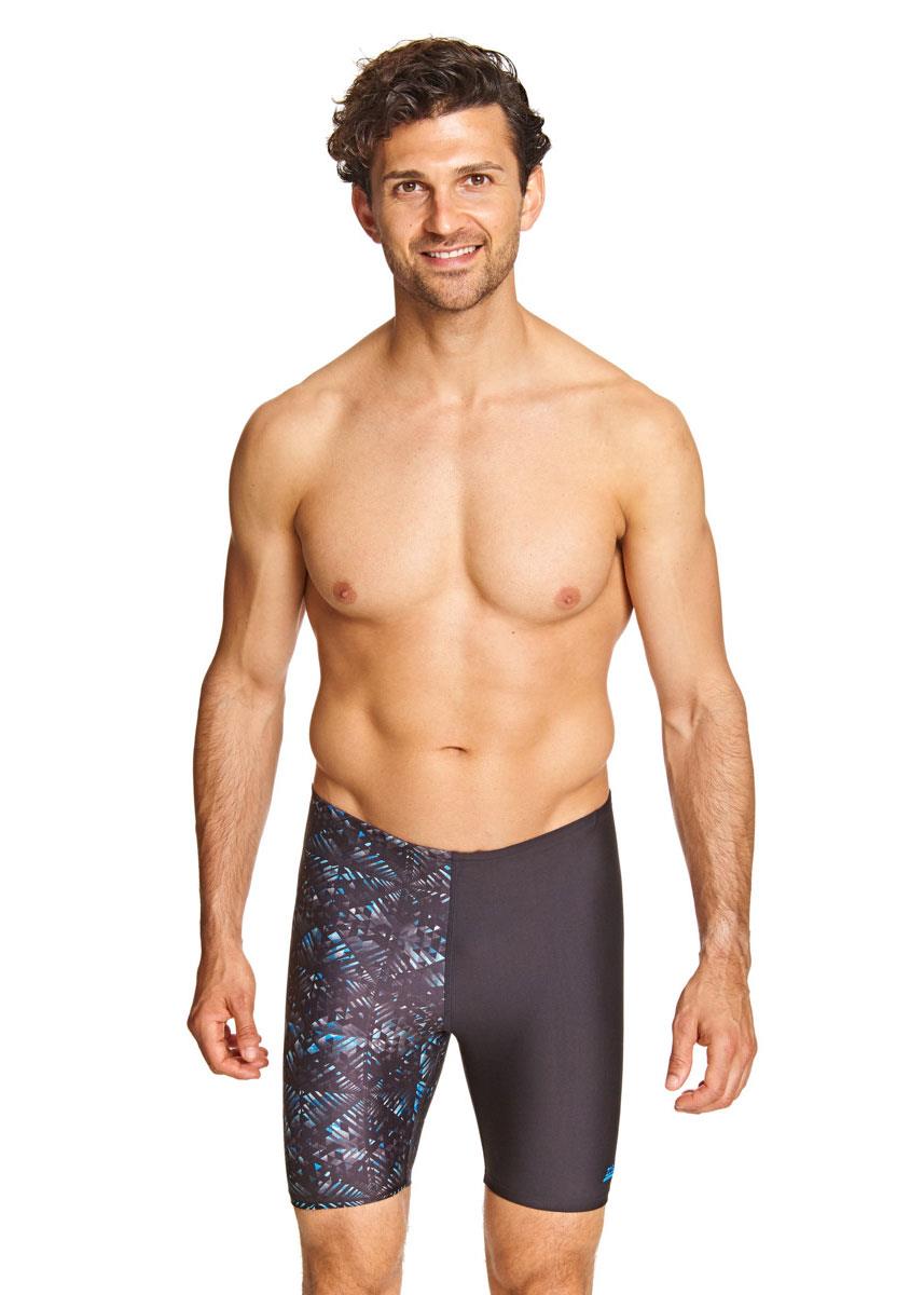 Zoggs Men's Artic Mid Jammer - Black/ Multi-0