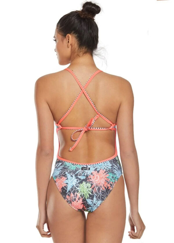 Dolfin Revibe Astoria Print Tie Back Swimsuit