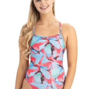 Uglies Revibe Fancy Print Tie Back Swimsuit