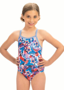 Dolfin Girl's Liberty Print Swimsuit